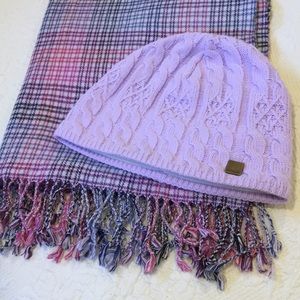 Merkley hat and large scarf/shawl